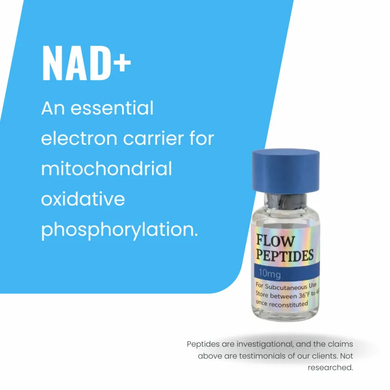 Flow NAD+ stack card